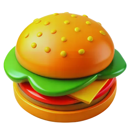 Burger  3D Icon