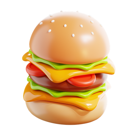 Burger  3D Icon