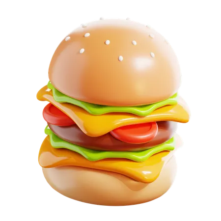 Burger  3D Icon