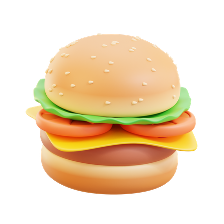 Burger  3D Icon