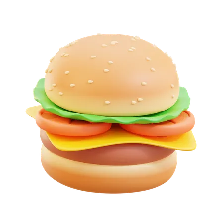 Burger  3D Icon