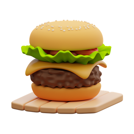 Burger  3D Icon