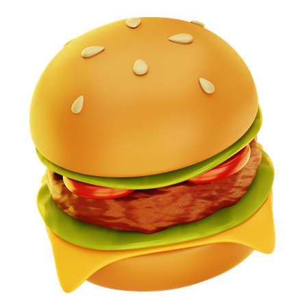 Burger  3D Icon