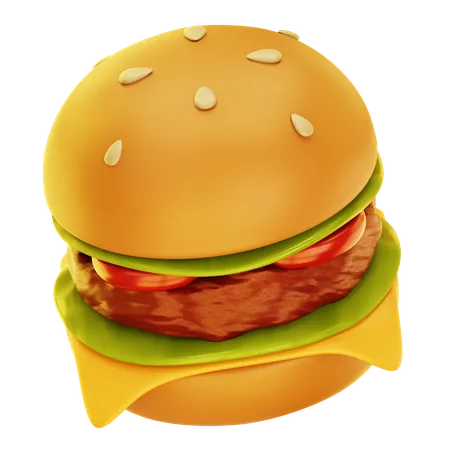 Burger  3D Icon