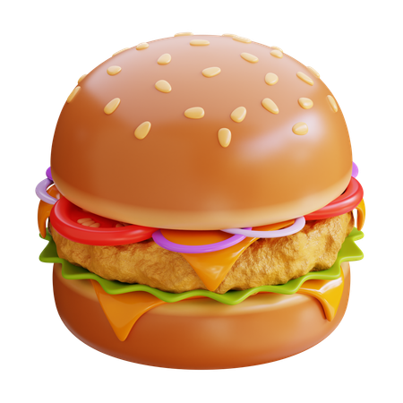 Burger  3D Icon