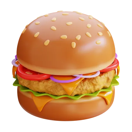 Burger  3D Icon