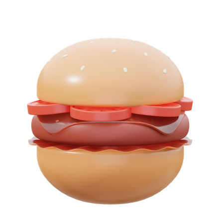 Burger  3D Icon