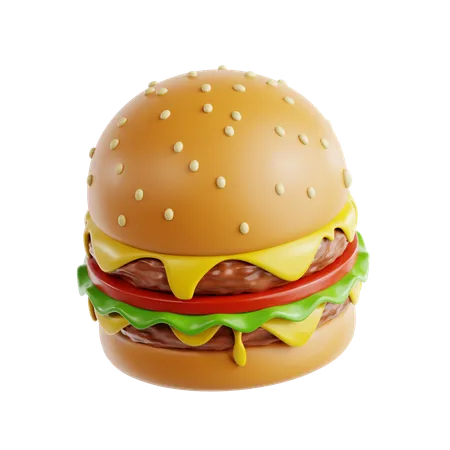 Burger  3D Icon