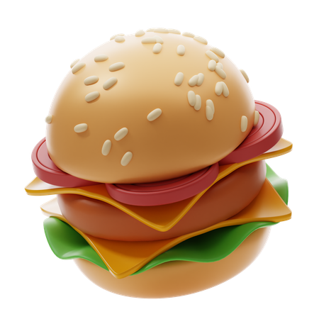 Hamburger  3D Icon