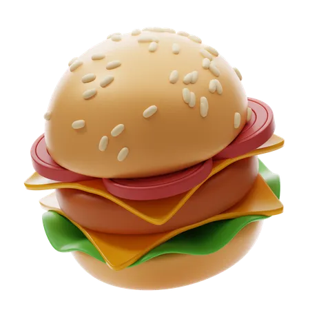 Hamburger  3D Icon