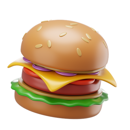 Burger  3D Icon