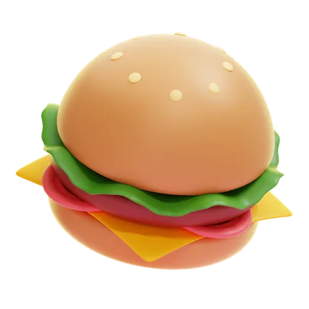 Burger  3D Icon