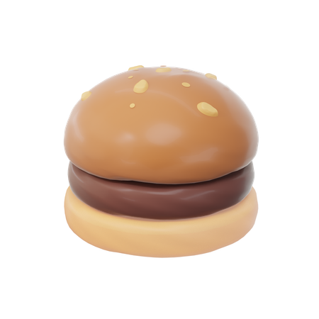 ハンバーガー  3D Icon