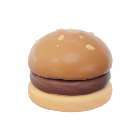 ハンバーガー  3D Icon