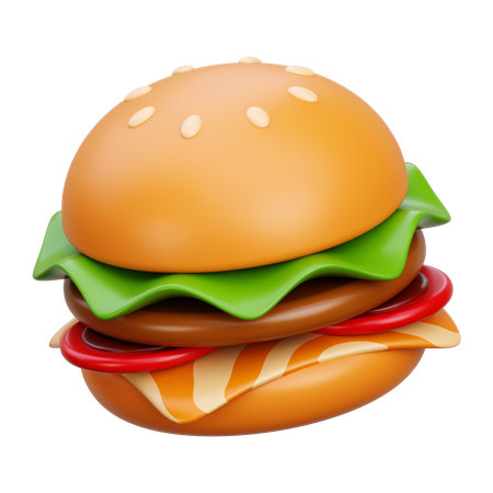 Burger  3D Icon