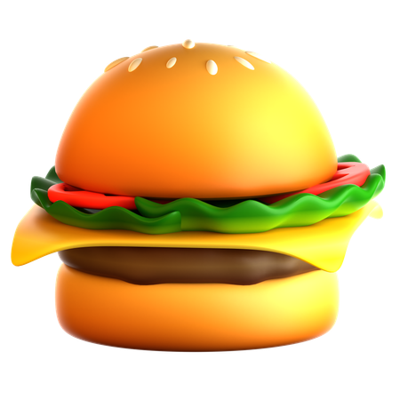 Hamburger  3D Icon