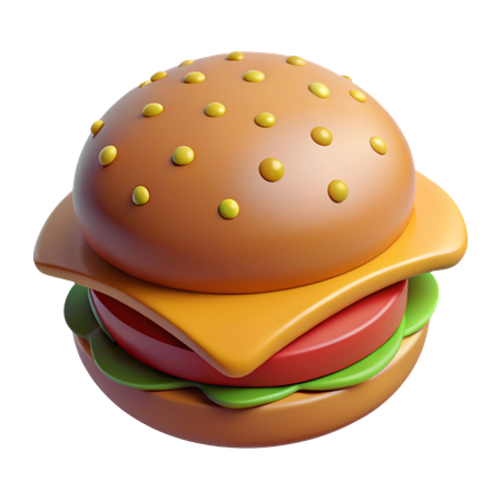 Hamburger  3D Icon