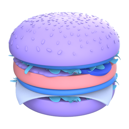 Hamburger 3D Illustration