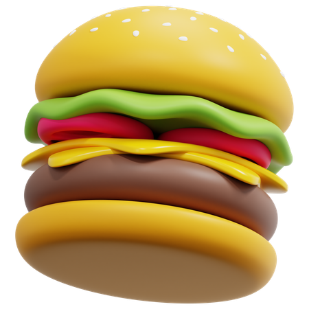 Hamburger  3D Icon