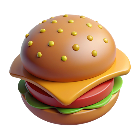 Hamburger  3D Icon