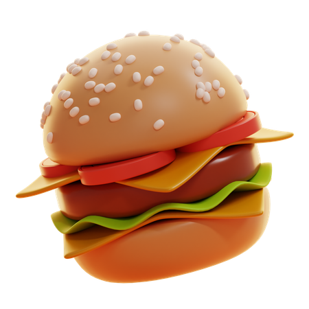 HAMBURGER  3D Icon