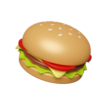 Hamburger  3D Icon