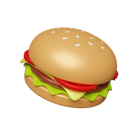 Hamburger  3D Icon