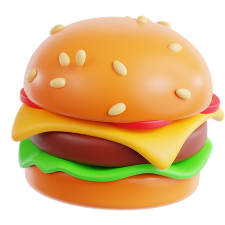 Hamburger  3D Icon