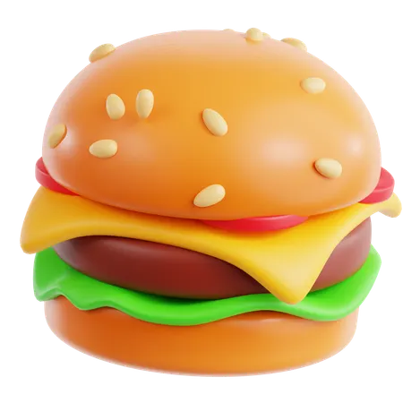 Hamburger  3D Icon