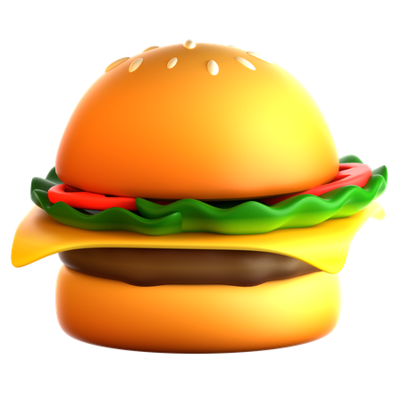 Hamburger  3D Icon