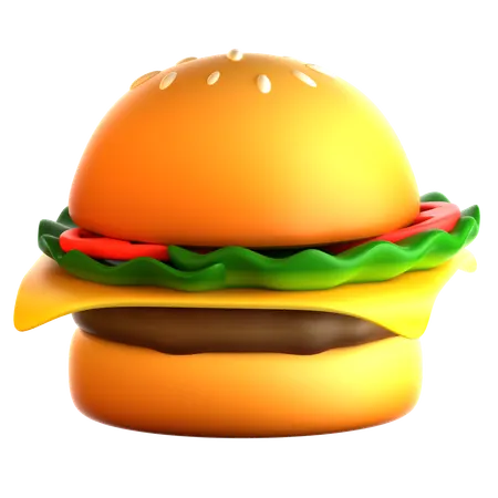 Hamburger  3D Icon