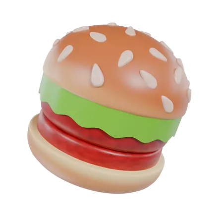 Hamburger  3D Icon