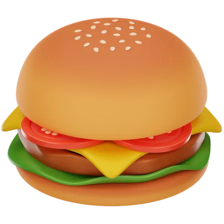 Hamburger  3D Icon