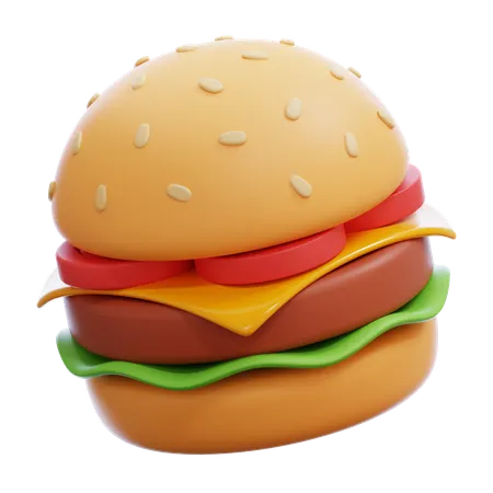 Hamburger  3D Icon