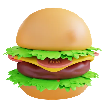 Hamburger  3D Icon