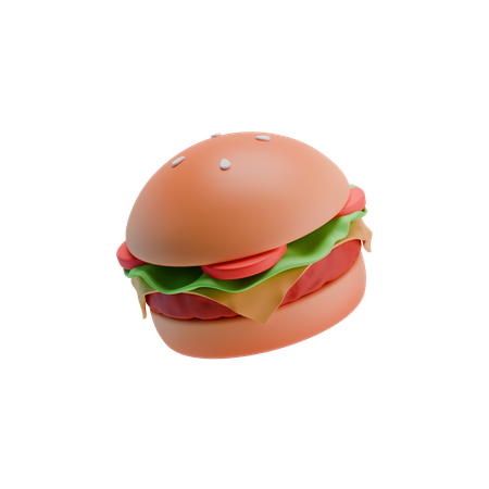 Hamburger  3D Icon