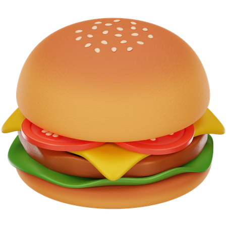 Hamburger  3D Icon