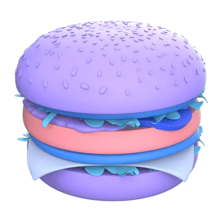 Hamburger  3D Illustration