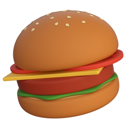 Burger  3D Icon