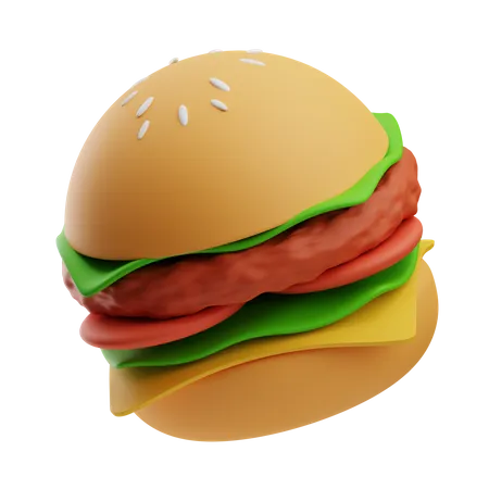 Burger  3D Icon