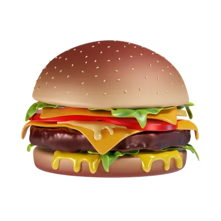 Burger  3D Icon