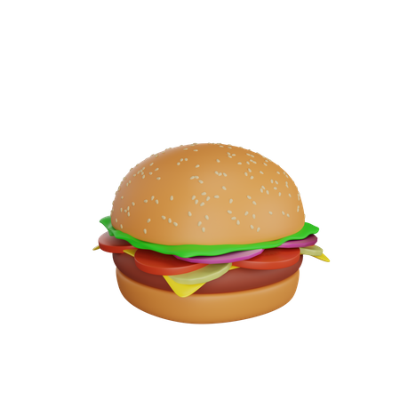 Burger  3D Icon