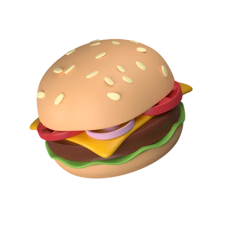 Burger  3D Icon