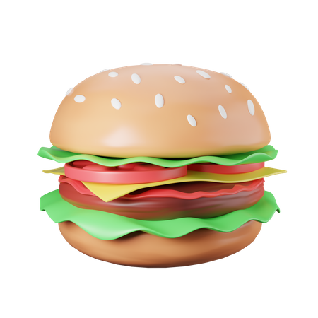 Burger  3D Icon