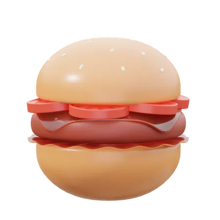 Burger  3D Icon