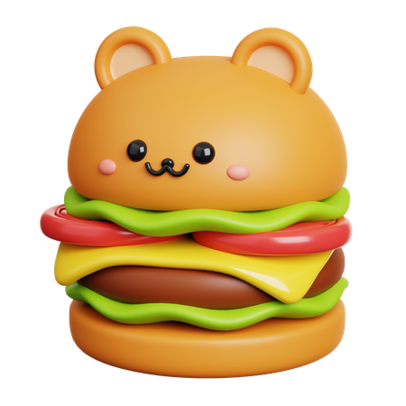 Burger  3D Icon