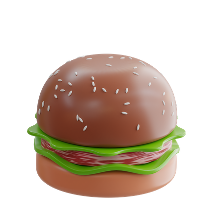 Burger  3D Icon