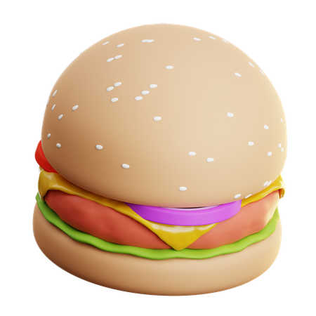 Burger  3D Icon