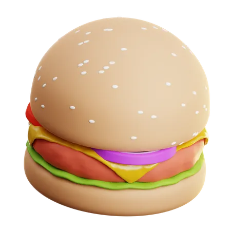 Burger  3D Icon