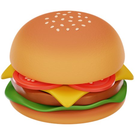 Hamburger  3D Icon